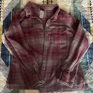Patagonia Women’s Maroon Plaid Flannel